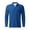 Blue, variant on CCRFTGI Mens Quarter Zip Polos Long Sleeve Polo Shirts Casual Lightweight Pullover Black XL