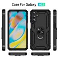 thumbnail image 7 of TASHHAR Samsung Galaxy A15 5G Case with Screen Protector and Magnetic Ring Mount Kickstand Military Grade Full Body Double Layer Drop Protection Durable Detachable for Galaxy A15 5G Phone - Black, 7 of 7
