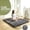 A-Grey, variant on 1PC 3 Inch Foldable Soft Mattress Pad, Polyester Floor Bedding, Japanese Mat for Bedroom Study Living Room