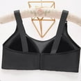 thumbnail image 3 of Bigersell Seamless Sports Bras for Women Summer T-Shirt Bras for Women Bralette Bra Style B2386 V-Neck Pullover Bras Hook and Eye Bra Closure Women Size Sleeping Bras for Women Black L, 3 of 7