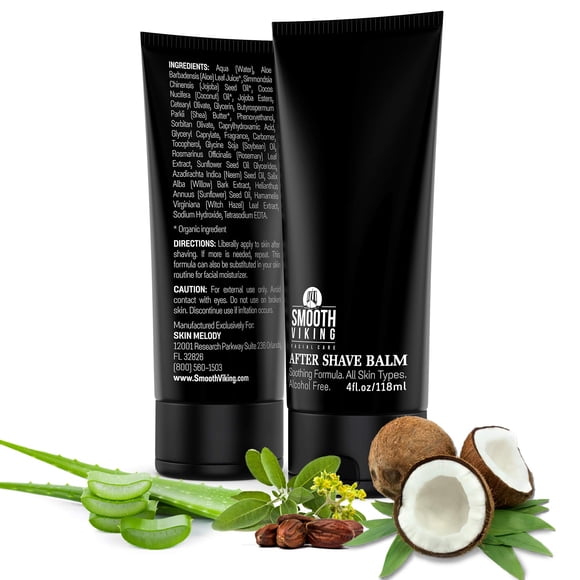 Bálsamo para después del afeitado Smooth Viking Beard Care para hombre, 120 ml