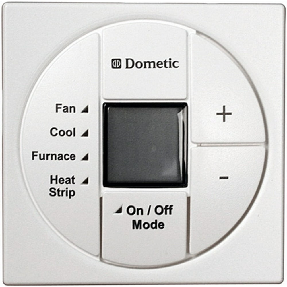 Dometic 3313189.049 White Single Zone LCD Thermostat & Control Kit