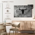 thumbnail image 5 of Elephant Stock Texas Coast Typography Wall Art - Horizontal Canvas Wall Art - Living Room Wall Decor - Decor Elements Canvas - Gray And Black Decor - 36" x 24", 5 of 8