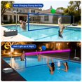 thumbnail image 2 of Red de voleibol para piscina Yoheadi con LED solar, ajustable de 4,5 a 9,75 m, 2 of 9