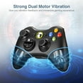 thumbnail image 3 of YOPTOP pour Microsoft Xbox 360 Manette Sans Fil Jouer Jeu Noir,2, 3 of 8