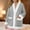 Gray plus size fleece jacket a1, variant on Women Plus Size Fleece Jacket Winter Loungewear Flannel Fuzzy Bed Coat Casual Cozy Lounge Tops for Home, Khaki S