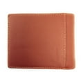thumbnail image 2 of Western Genuine Leather Metal Rooster Concho Cowhide Mens Bifold Short Wallet, 2 of 4