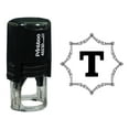 thumbnail image 1 of Printtoo Octagon Celtic Swirl Frame Alphabet T Monogram Self Inking Rubber Stamp Office Stationary, 1 of 7