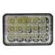 thumbnail image 3 of 4Pcs 4 X 6 Inch LED Headlight with Wiring Harness LED Headlamp Replacement for Freightliner FLD120 112 FLD Peterbilt DC12V, 3 of 5