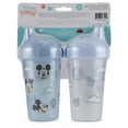 thumbnail image 7 of Toddler Sippy Cups for Boys  10 Ounce Mickey Sippy Cup Pack of Two with Straw and Lid  Durable Blue Leak Proof Travel Water Bottle for Toddlers, 7 of 7