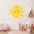 thumbnail image 3 of Adhesivos de pared HJKlove, acuarela, nubes de sol, habitación de niños y niñas, 3 of 6