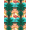 Coral Turquoise Peach, Pattern 12, variant on ODIKA 8'x10' Washable Area Rug Durable, Non-Slip Welcome Motif With Boho Floral And Botanical Accents Flamingo Tropical Refined for Living Room, Under Sectional, Family