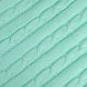 thumbnail image 5 of Manta Decorativa de Algodón Tejida en Cable PiccoCasa para Sofá, Silla, Verde Pálido 60" x 78", 5 of 7