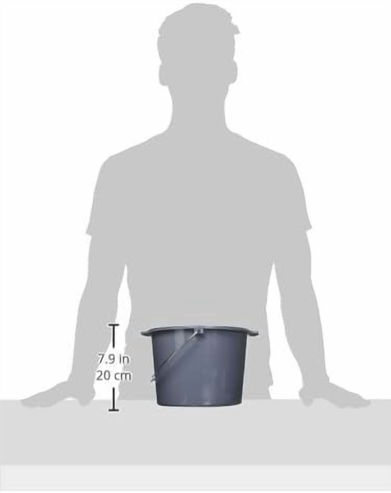 Medline Commode Bucket with Lid and Handle Case