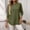 Army Green, variant on Dasayo Womens Tops Trendy Dressy Long Sleeve Green Waffle Knit Solid Fall Blouses Women's Blouses L