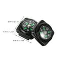 thumbnail image 2 of ELAYARD 25Pcs Black Small Survival Compass Lightweight Handheld Navigation Tool for Car Adventures, 2 of 8