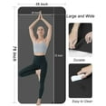 thumbnail image 3 of YR Yoga Mat 2/5" Thick TPE Exercise Mat, Large Non-Slip Yoga Workout Pilates Mats for Men Women, Black, 3 of 9