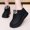 Black, variant on Plush Leather Cotton Shoes Winter Warm Boots Middle And Elderly Mothers Cotton Boots