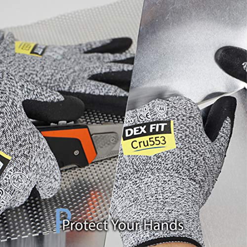 Dex Fit FN330 Work Gloves - Orange X-Small / 3 Pairs