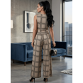 thumbnail image 3 of Conjunto 2 Piezas Elegante, Chaleco Sin Mangas y Pantalón Recto, Estilo Moderno Look Sofisticado y Versátil para Mujer, 3 of 5