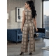 thumbnail image 3 of Conjunto 2 Piezas Elegante, Chaleco Sin Mangas y Pantalón Recto, Estilo Moderno Look Sofisticado y Versátil para Mujer, 3 of 5