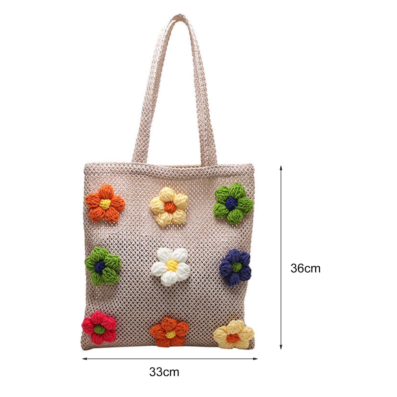 2023 Multi Color Designer Handbags Beach Yarn Purse Woven Shoulder Bags  Colorful Luxury Crochet Bag - China Travel Bag and Bags for Women price