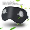 thumbnail image 3 of Sleep Mask, Super Soft Eye Masks with Adjustable Strap, Lightweight Comfortable Blindfold,Perfect Blocks Light for Men Women (1 Black 1 Gray 1 Pink), 3 of 7