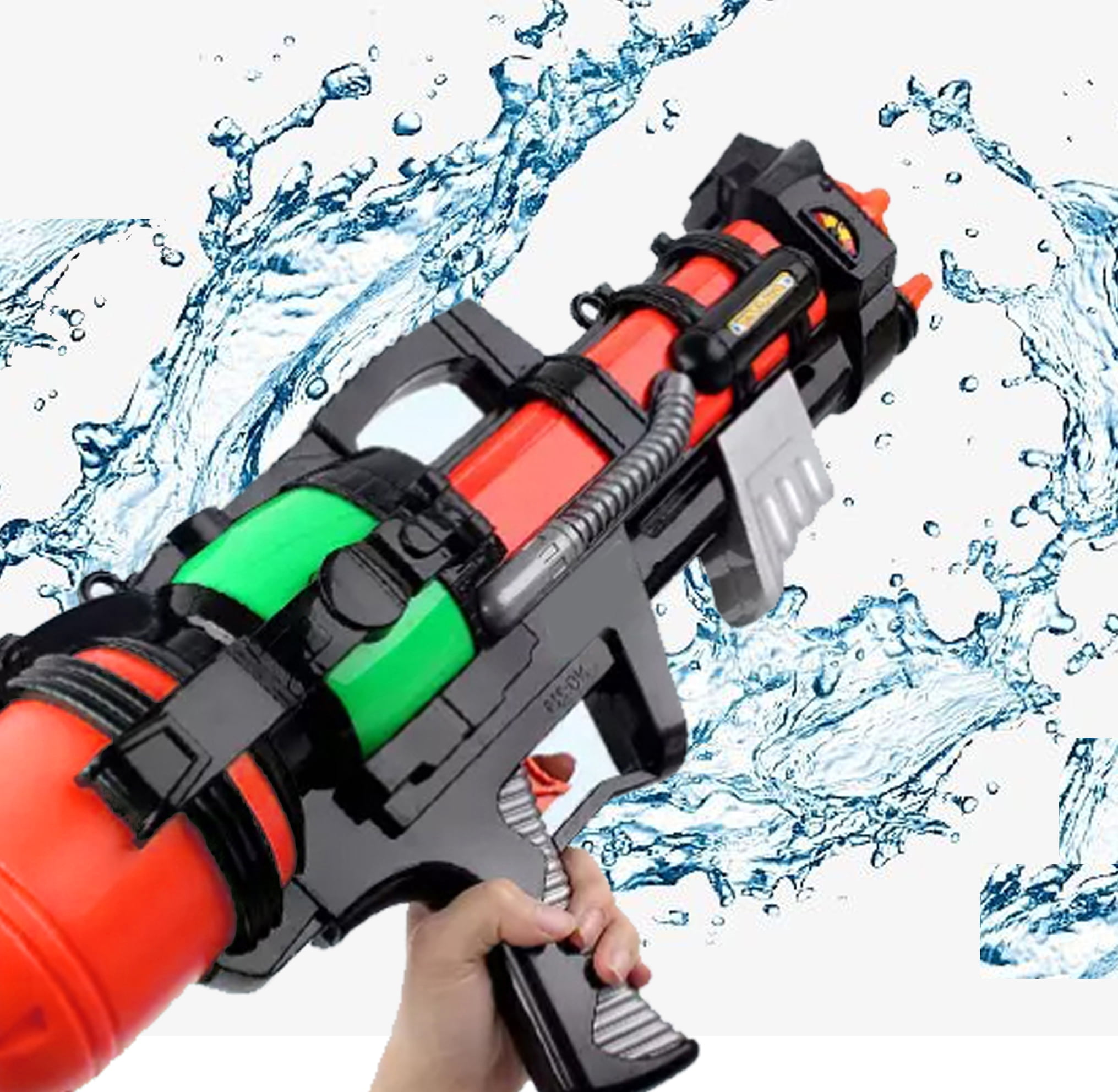 Ultra Water Blaster High Capacity Pump Action Water Gun Toy For Beach, Swimming Pool, Water Games (Red)