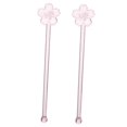 thumbnail image 1 of Cherry Blossom Design Reusable Glass Stirrers for Cocktails Coffee 16.00X3.00X2.00CM, 1 of 5