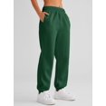 thumbnail image 4 of XINQIHANG Pantalon de Jogging Décontracté en Molleton pour Femmes Taille Haute, 4 of 6