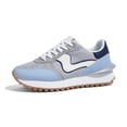 thumbnail image 6 of LUCKY STEP Stylish Retro Platform Sneakers Casual Walking Running Shoes,Blue/Grey,Womens, 6 of 6