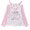 Pink, variant on Y2K Off Shoulder Shirt Cute Cartoon Print Long Sleeve Sweatshirt Fall Casual Kawaii Cutecore Pullover Tops