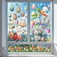 thumbnail image 1 of Pegatinas de pared con diseño de huevos de conejo de Pascua, para ventana de cristal, bonitas pegatinas anticolisión para puerta de cristal, para ventana y pared, 1 of 8