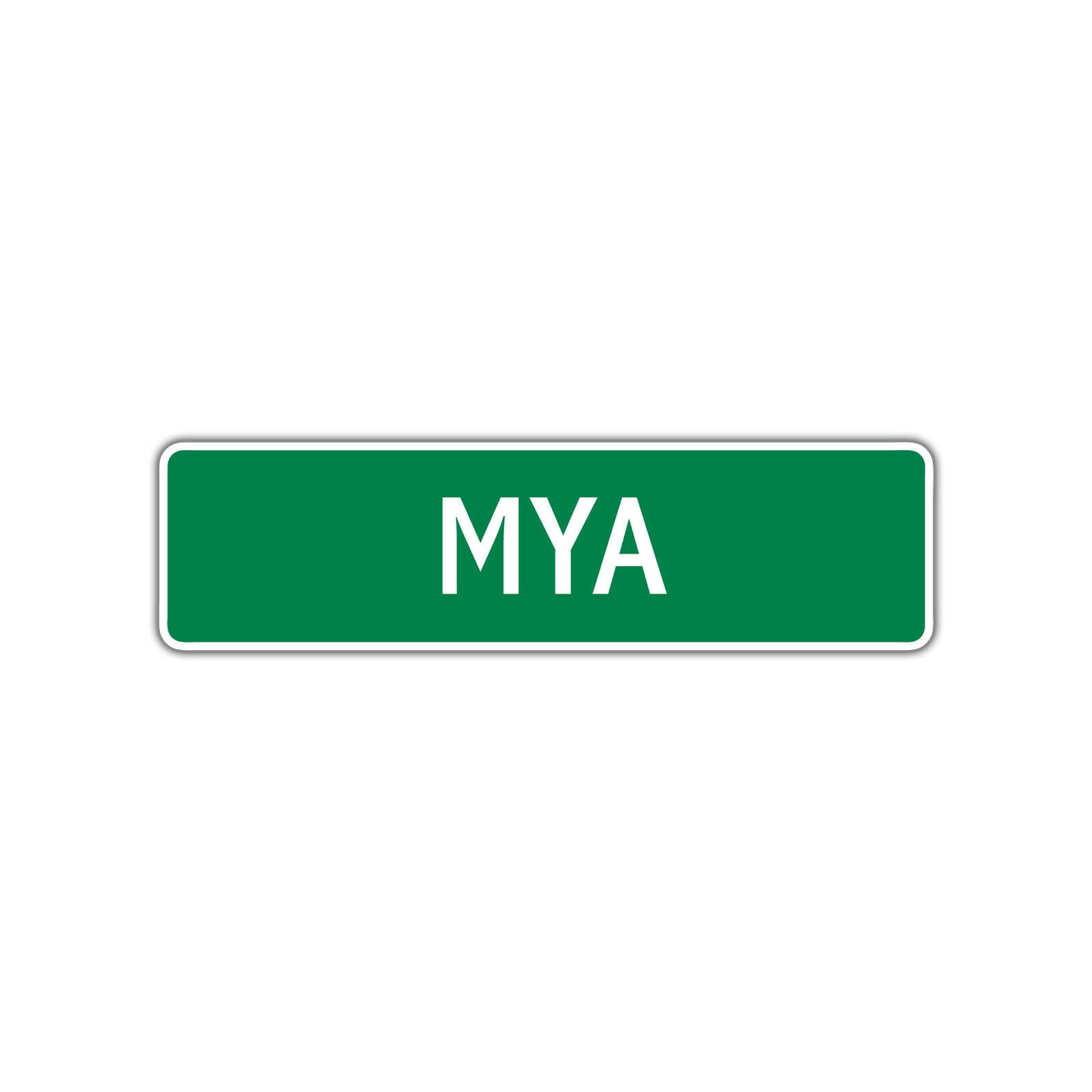 Mya Labels Mya Girls Children Name Letter Printed Decoration Label Indoor Outdoor ...