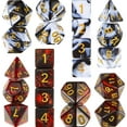 thumbnail image 1 of Ensemble de 22 dés Polyédriques DND avec Sac à Cordon pour Jeu de Table RPG MTG, 1 of 7