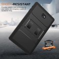 thumbnail image 4 of Case Fit Galaxy Tab A 10.1 2016, Heavy Duty Full Body Rugged Cover with Built-in Screen Protector for Samsung Galaxy Tab A 10.1 2016 Tablet (Sm-T580/Sm-T585, No Pen Version) Only, Black…, 4 of 7