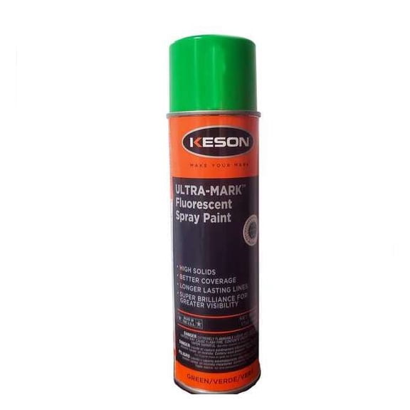 Keson Inverted Marking Paint, 20 oz., Green, Water -Based SP20G