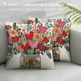 thumbnail image 3 of ARISTURING  Valentines Day Pillow Cover Vase Heart Floral Decor Holiday Farmhouse Pillow Case Gifts Decoration for Home Sofa Couch, 3 of 5