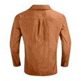 thumbnail image 4 of Yungyresw Denim Shirt Men Vintage Washed Casual Button Down Shrits Relaxed Fit Long Sleeve Workwear Shirt for Weekend, 4 of 4