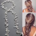 thumbnail image 2 of Accesorios para el cabello de novia Diadema de perlas y cristales, 2 of 4