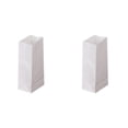 thumbnail image 1 of YWIYIUD 100PCS 7.09x3.54x2.17 Inch Portable White PaperBags Durable and Practical StorageBags for Packing Lunch PartyFavors Cookies WeddingFavors and Snacks, 1 of 7