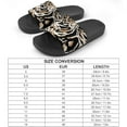 thumbnail image 2 of GZHJMY Stylish Slides for Women Men, Leopard, Zebra, Tiger Animal Print Soft Flexible Slip-on Sandals Slippers, 2 of 7