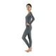 thumbnail image 5 of Maillot de Manga Traje de Danza Ropa para Gimnasia de Spandex Adulto Unitard 5 s Gris METRO Baoblaze Body de Spandex, 5 of 5