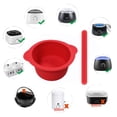 thumbnail image 5 of dianhelloya 1 Set 400ml Silicone Wax Bowl Set Non-stick Hair Removal Pot with Spatula Sticks Masque Bowl, 5 of 8