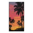 thumbnail image 2 of XYZCANDO Car Seat Towel Cover with Sunset Palm Tree Pattern Print, Car Seat Protector for Post Workout and Beach Trips, 2 of 11