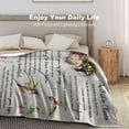 thumbnail image 4 of Custom Memorial Blanket for Loss of Loved One - A Letter from Heanven Sympathy Blanket Loss of Dad Mom Husband Wife Friend in Loving Memory Blanket Personalized Blankets, 4 of 5