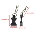 thumbnail image 2 of 4 Uds. Clips de aluminio para carrocería de coche RC R pines para 1/10 1/12 Redcat Traxxas Axial Tamiya, 2 of 7