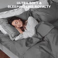 thumbnail image 4 of Twin Bed Sheet Set 3 Piece, Hotel Luxury Super Soft 1800 Series Microfiber Bed Sheets Set, Wrinkle Free Breathable, Up to 16" Deep Pockets Sheets, Dark Grey, 4 of 9