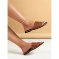 thumbnail image 4 of Ladies' Snake Pattern Slip-on Flat Sandals For Summer Vacation, Indoor And Outdoor, 4 of 5