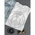 thumbnail image 3 of Mystery Of Egypt Graphic T-Shirt Women -Image by Shutterstock, Female Large, 3 of 4